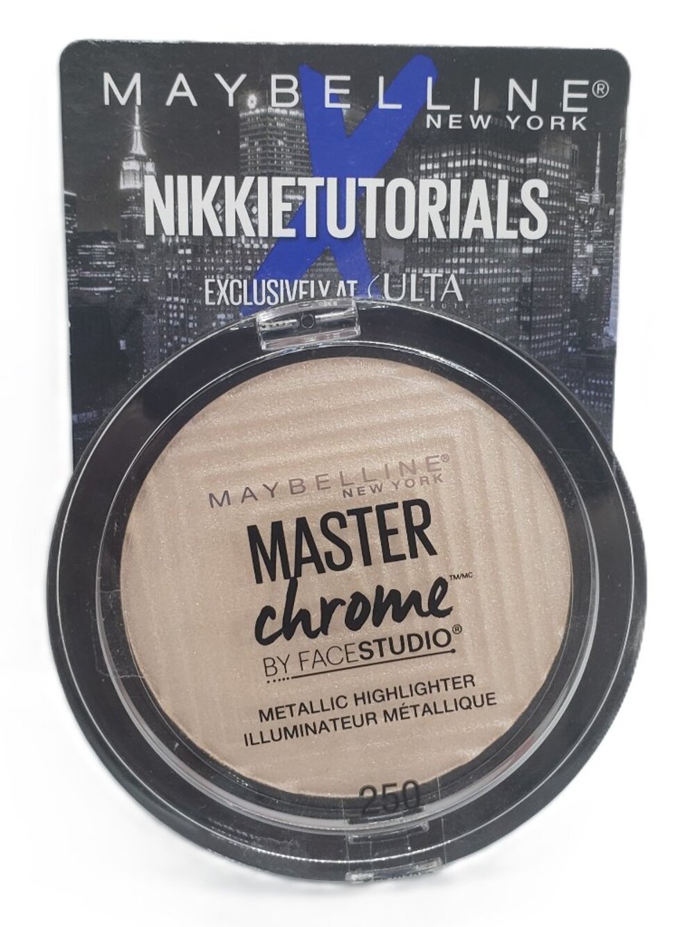 NEW Maybelline Nikkie Tutorials Metallic Highlighter 250 Ulta Exclusive Nikki